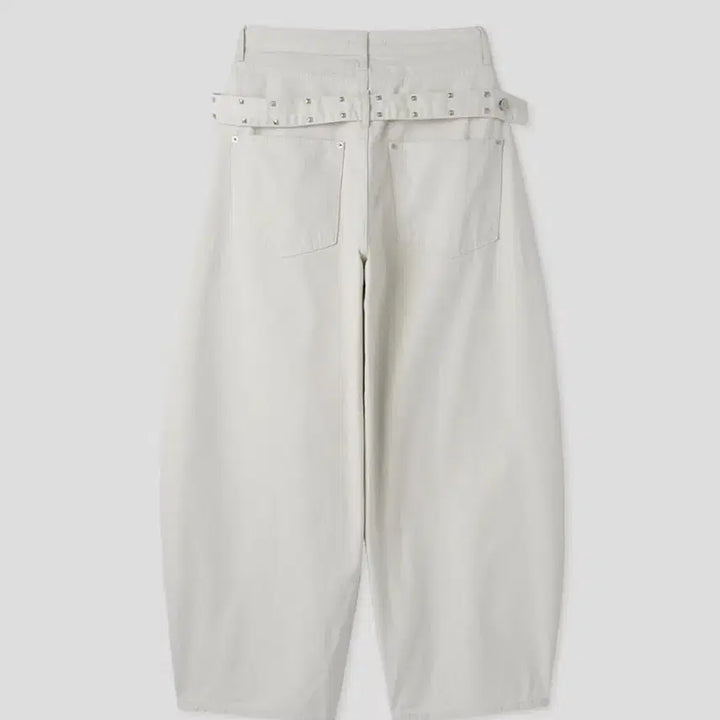 [BUNJANG] Lit.KIM Stud Trim Balloon Pants / 릿킴 STUD TRIM BALLOON PANTS