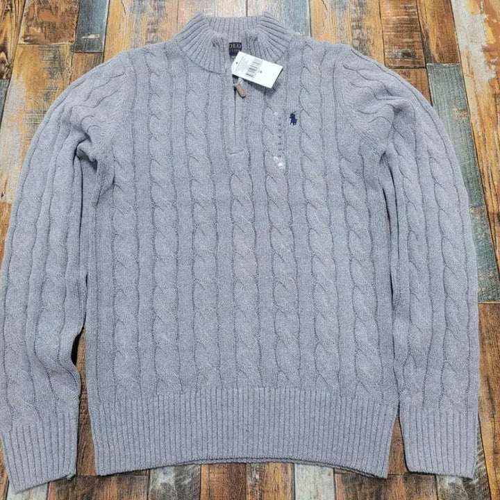 [SOLD OUT] 폴로 랄프로렌 케이블 니트 반집업 L