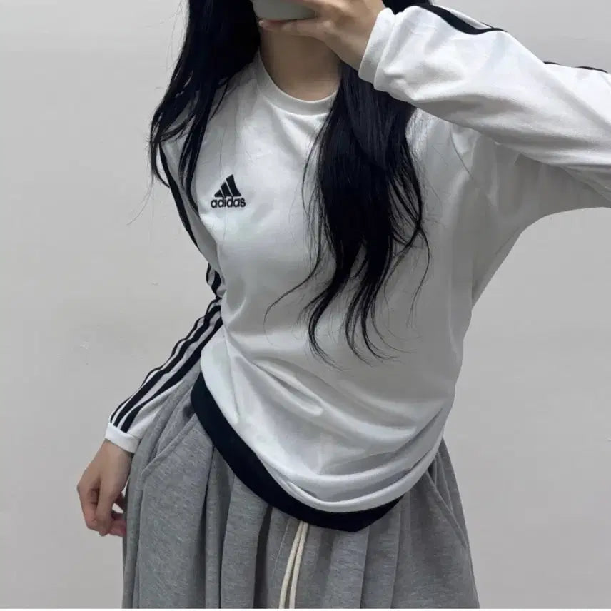 [SOLD OUT] 아디다스 삼선 긴팔티