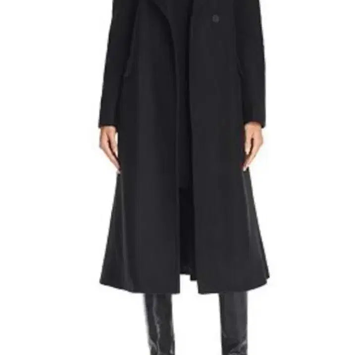 [BUNJANG] Theory Perfect Belted Coat - Black / 띠어리 퍼펙트 벨티드 코트 블랙 P 사이즈 새상품