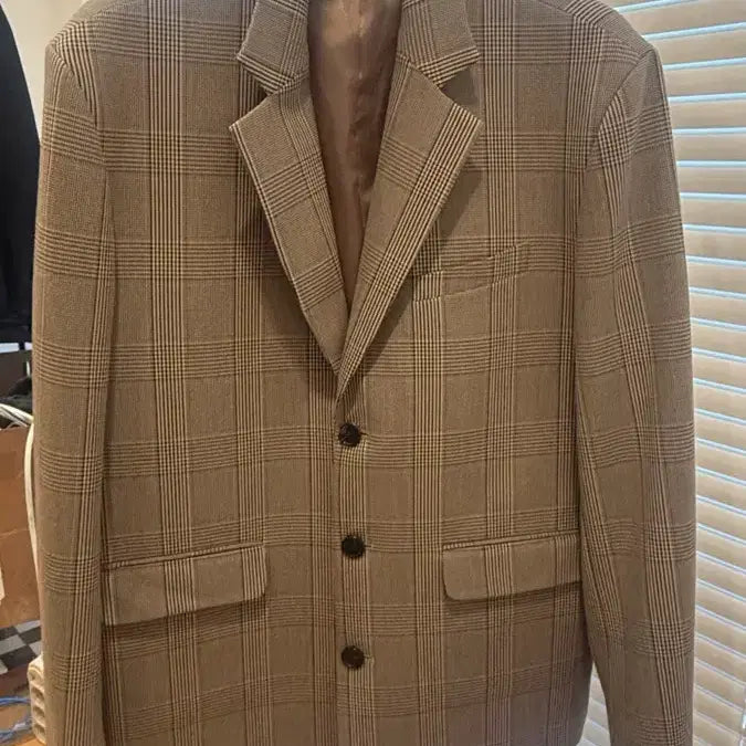 [BUNJANG] Lofai 3-Button Check Blazer XL / 로파이 3버튼 체크 블레이저 xl