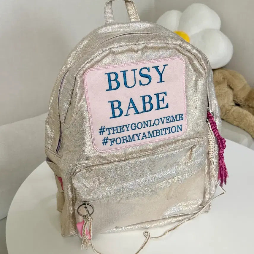 [BUNJANG] Entre Rêves BUSY BABE GOLD Backpack / 앙트레브 BUSY BABE GOLD 백팩