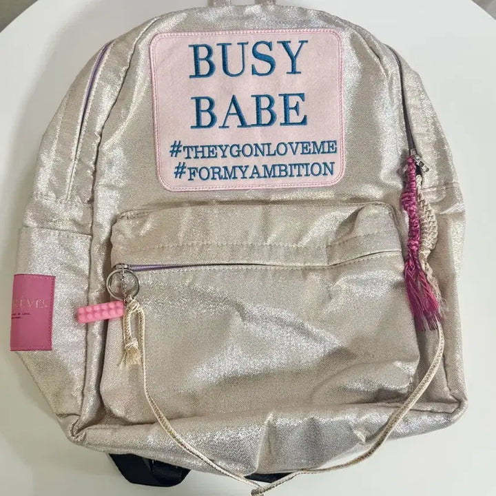 [BUNJANG] Entre Rêves BUSY BABE GOLD Backpack / 앙트레브 BUSY BABE GOLD 백팩