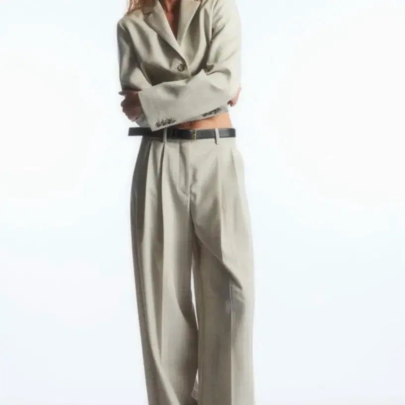 [BUNJANG] COS Wide-Leg Tailored Trousers / Cos 와이드 레그 테일러드 트라우저