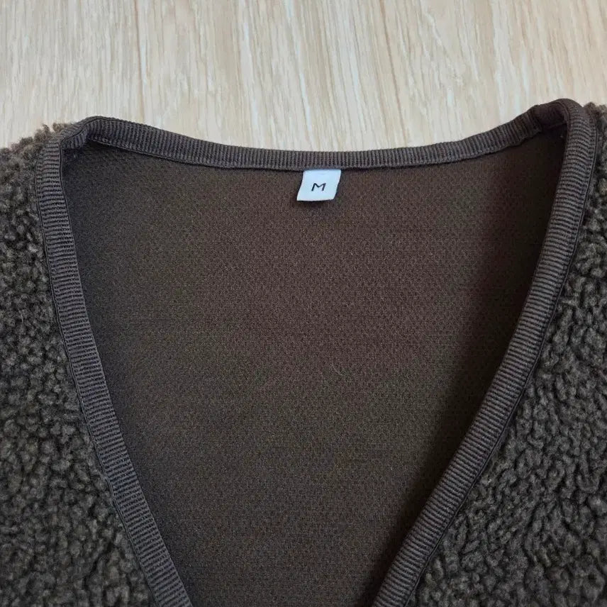 [BUNJANG] Emart Fleece Jacket M Brown / 이마트 뽀글이 후리스 자켓 M 브라운
