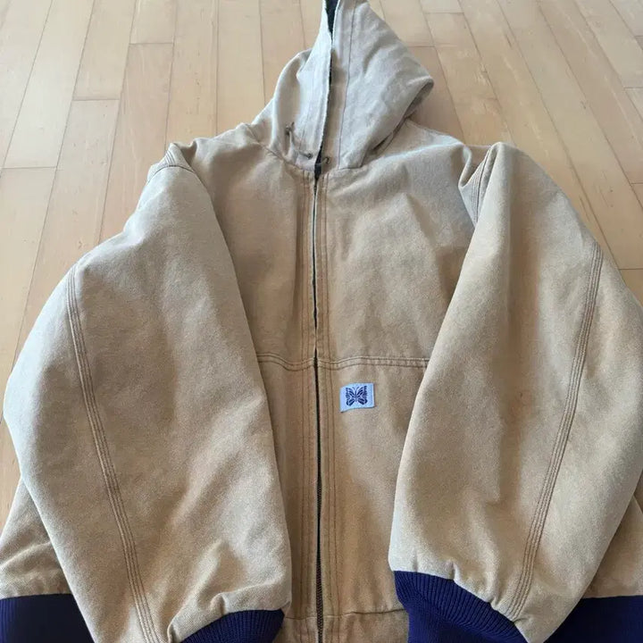 [SOLD OUT] 니들스 캔버스 워크자켓 후디 XL