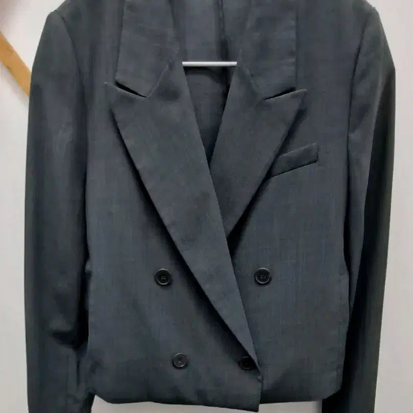 [BUNJANG] Sistina Summer Double-Button Crop Set Up Jacket / 시스티나 썸머 더블버튼 크롭 셋업 재킷(55)