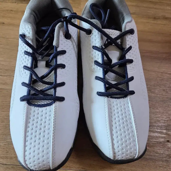 [BUNJANG] NotSo White Golf Sneakers / 낫쏘 화이트 골프화 운동화