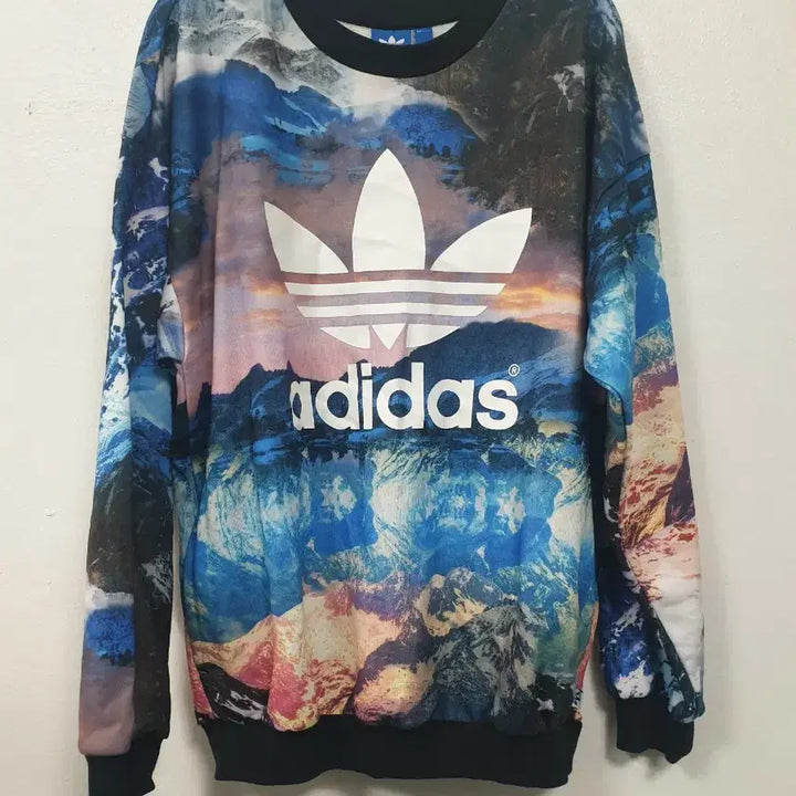 [BUNJANG] Adidas Mountain Clash Sweatshirt (Size 85) / 아디다스 마운틴 클레쉬 맨투맨 티셔츠 85사이즈