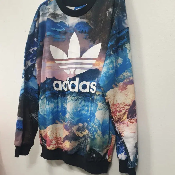 [BUNJANG] Adidas Mountain Clash Sweatshirt (Size 85) / 아디다스 마운틴 클레쉬 맨투맨 티셔츠 85사이즈