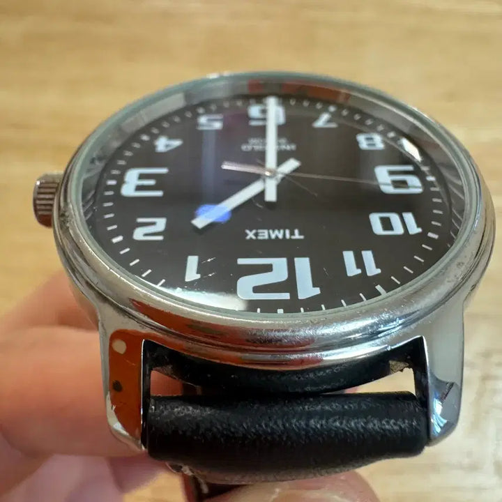 [BUNJANG] TIMEX Elevated Silver & Black Wristwatch (A-Grade) / 타이맥스 [TIMEX] 엘리베이티드 실버&블랙 손목시계 (A급)