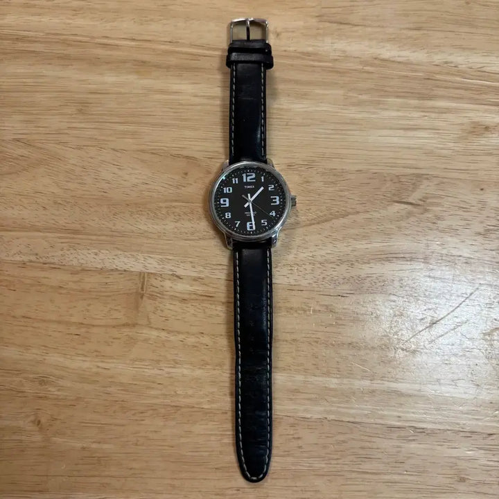 [BUNJANG] TIMEX Elevated Silver & Black Wristwatch (A-Grade) / 타이맥스 [TIMEX] 엘리베이티드 실버&블랙 손목시계 (A급)