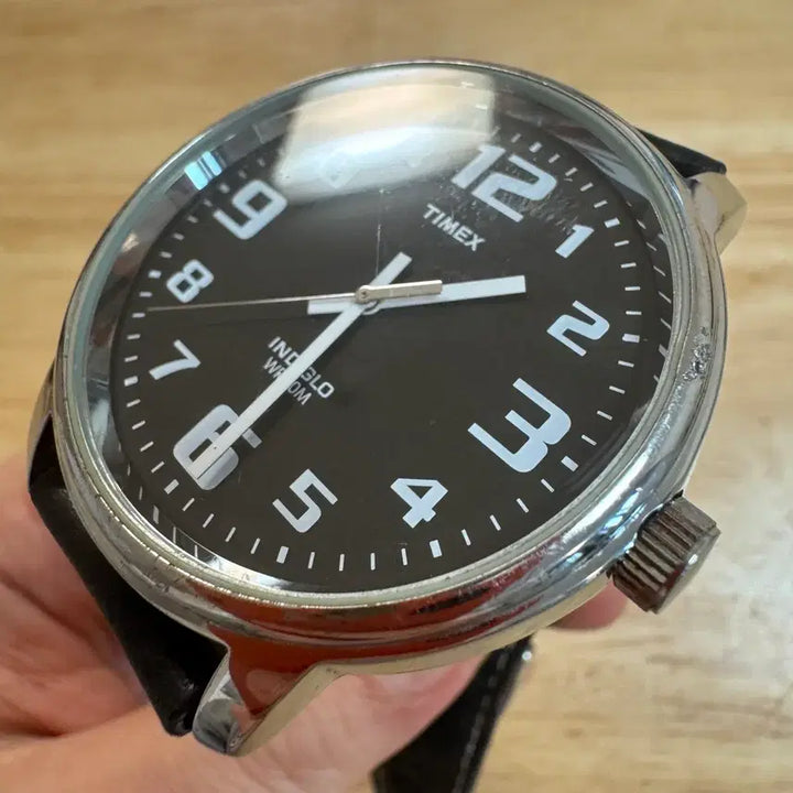 [BUNJANG] TIMEX Elevated Silver & Black Wristwatch (A-Grade) / 타이맥스 [TIMEX] 엘리베이티드 실버&블랙 손목시계 (A급)