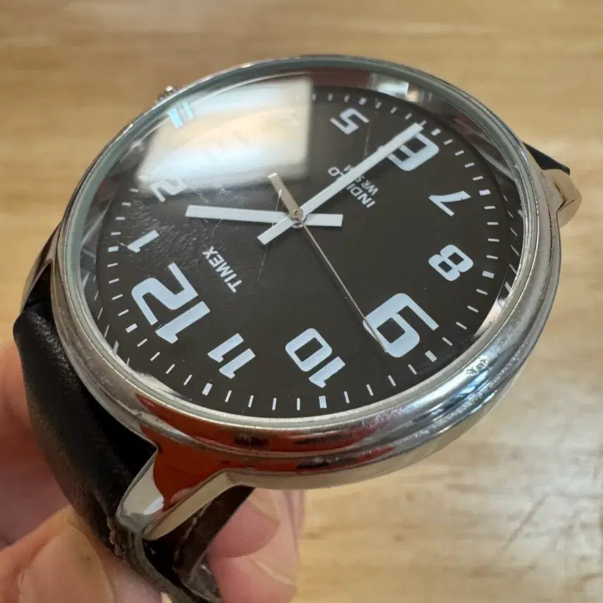 [BUNJANG] TIMEX Elevated Silver & Black Wristwatch (A-Grade) / 타이맥스 [TIMEX] 엘리베이티드 실버&블랙 손목시계 (A급)