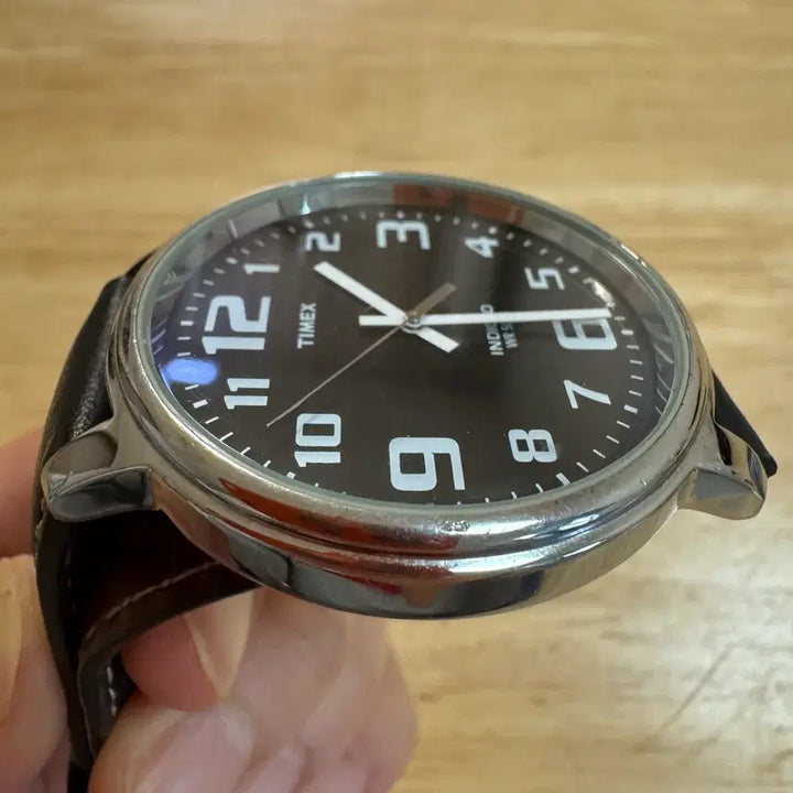 [BUNJANG] TIMEX Elevated Silver & Black Wristwatch (A-Grade) / 타이맥스 [TIMEX] 엘리베이티드 실버&블랙 손목시계 (A급)