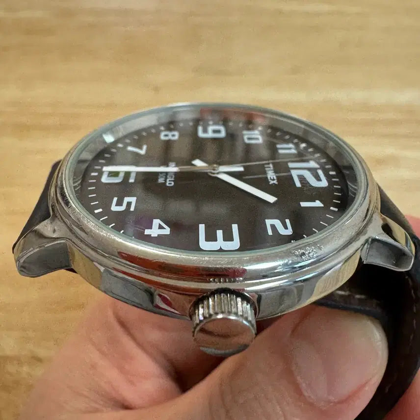 [BUNJANG] TIMEX Elevated Silver & Black Wristwatch (A-Grade) / 타이맥스 [TIMEX] 엘리베이티드 실버&블랙 손목시계 (A급)