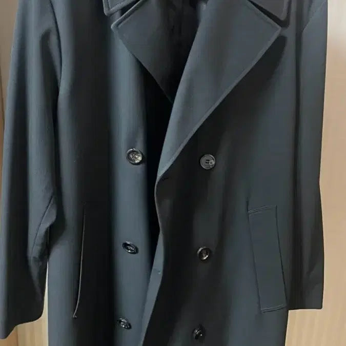 [BUNJANG] AND Z Trench Coat (Black, Size 100) / AND Z 트렌치코트 블랙 100사이즈 판매
