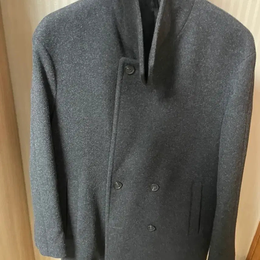 [BUNJANG] ANDEW Charcoal Gray Oversized Coat (Size 95) / 앤듀 오버핏 코트 차콜그레이 95사이즈 판매