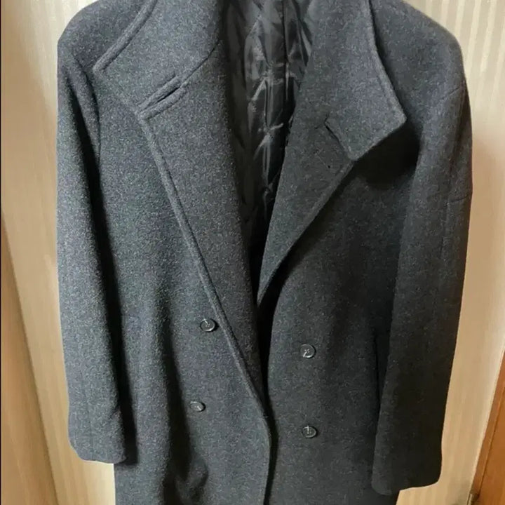 [BUNJANG] ANDEW Charcoal Gray Oversized Coat (Size 95) / 앤듀 오버핏 코트 차콜그레이 95사이즈 판매