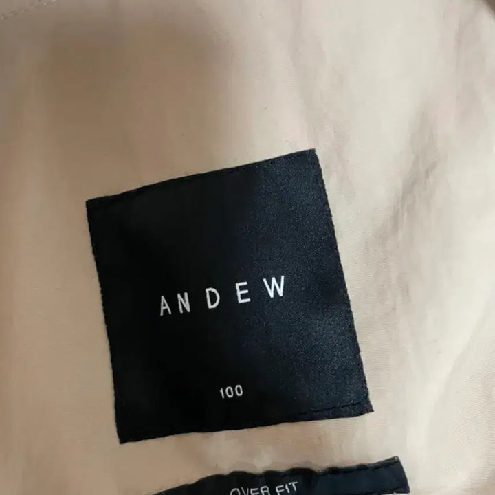 [BUNJANG] AND Z Trench Coat Black Size 100 / AND Z 트렌치코트 블랙 100사이즈 판매