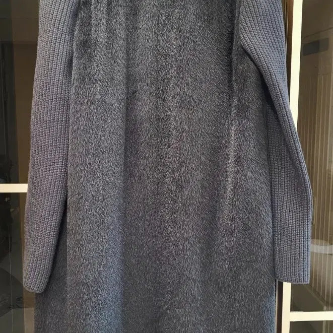 [BUNJANG] MIKVE Wool Alpaca Blend Knit Fur Coat / MIKVE 미크베 울 알파카 혼방 니트 퍼 코트 FREE사이즈