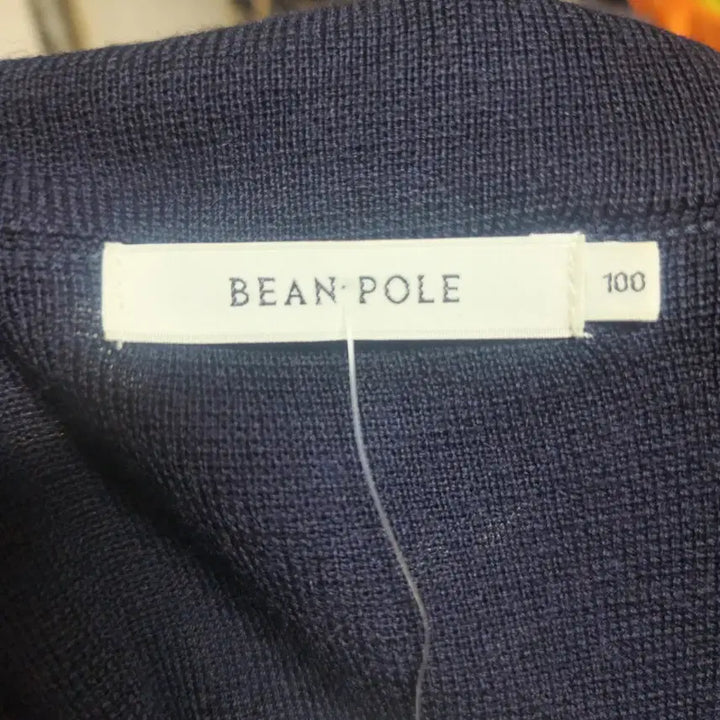 [BUNJANG] Beanpole Navy Gold Button Cardigan / 빈폴 네이비 금장 카라 가디건 100