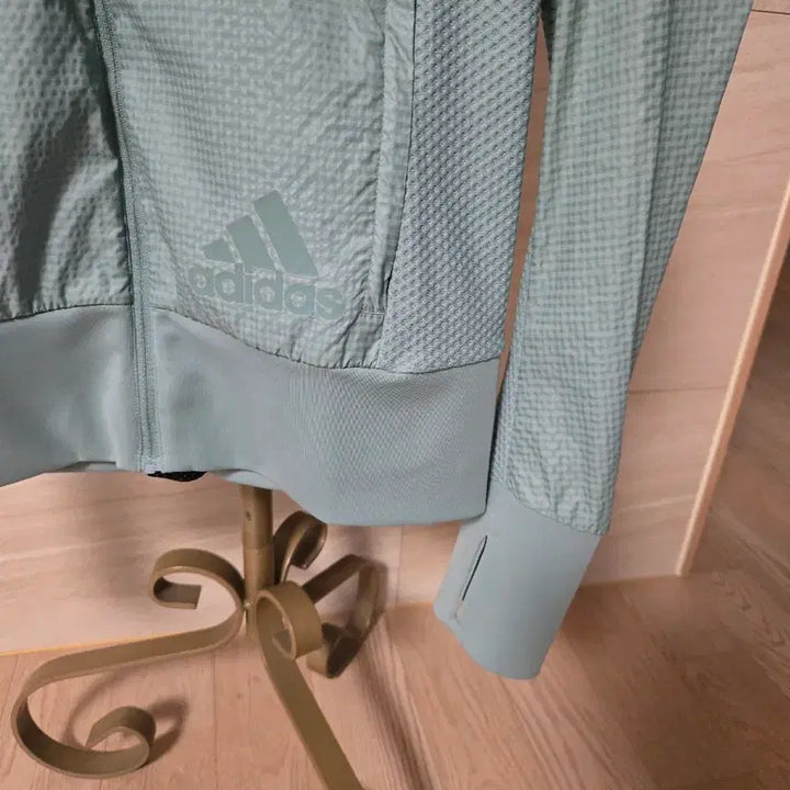 [BUNJANG] Adidas Running Windbreaker Jacket (Mint, 85) / [85] 아디다스 런닝 후드 바람막이 자켓 런닝복
