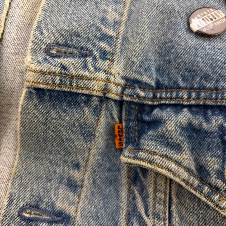 [BUNJANG] Levi's Orange Tab Denim Trucker Jacket / 90s 리바이스 오렌지탭 트러커 데님자켓 L(42)사이즈