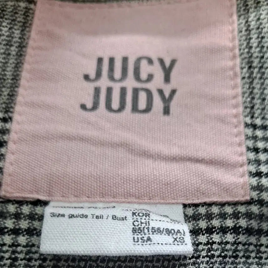 [BUNJANG] JUCYJUDY Double Breasted Check Jacket / JUCYJUDY 체크 더블 브레스트 자켓