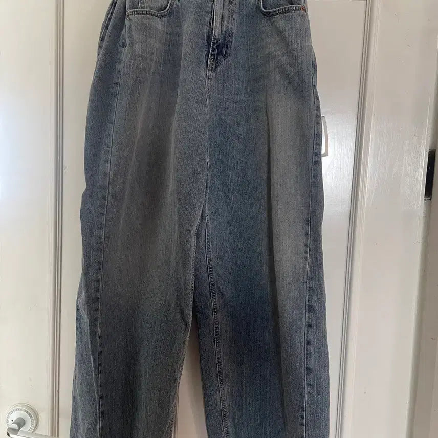 [BUNJANG] Pin Tuck Wide Pants / ootj 청바지