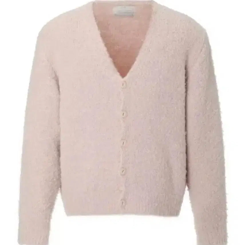 [BUNJANG] 3Times Poodle Cardigan Pink / 쓰리타임즈 푸들 가디건 핑크