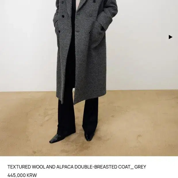 [BUNJANG] Toni Wek Wool and Alpaca Double Coat / 토니웩 울앤알파카 더블 코트 새상품