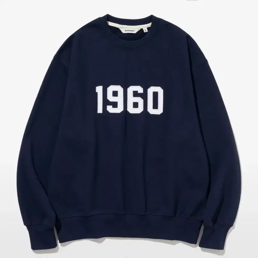 [BUNJANG] [M] 1960 Navy Sweatshirt / [M] 유니폼브릿지 1960 네이비 맨투맨 새상품