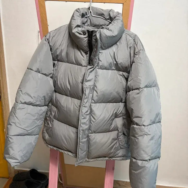 [BUNJANG] Dickies Gray Short Padded Jacket / 디키즈 숏패딩 회색