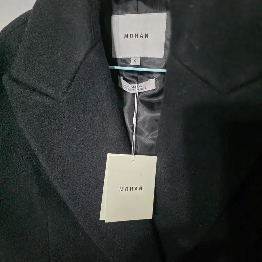 [BUNJANG] MOHAN Black Single Wool Coat / MOHAN 모한 블랙 싱글 울코트