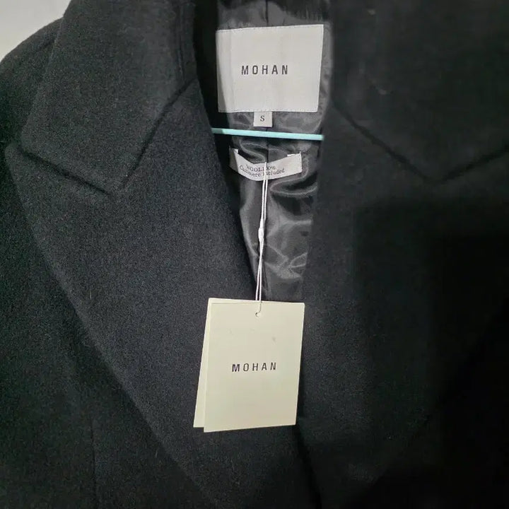 [BUNJANG] MOHAN Black Single Wool Coat / MOHAN 모한 블랙 싱글 울코트