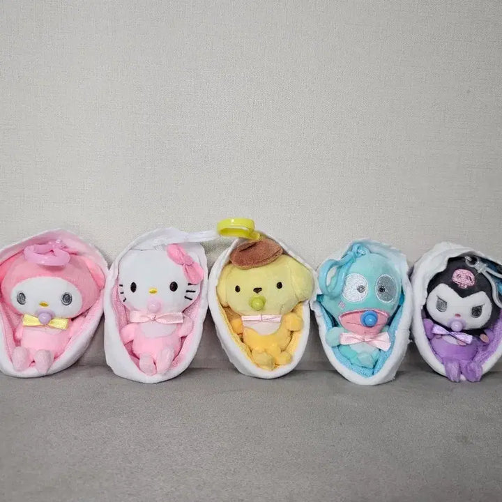 [BUNJANG] Sanrio Baby Doll Keyring Set / 산리오 아기 인형 키링 세트 새상품