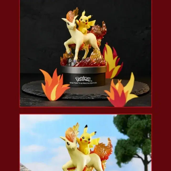 [BUNJANG] CGV Ponyta &amp; Pikachu Figure / cgv 포니타 피카츄 피규어 미개봉 새상품 포켓몬