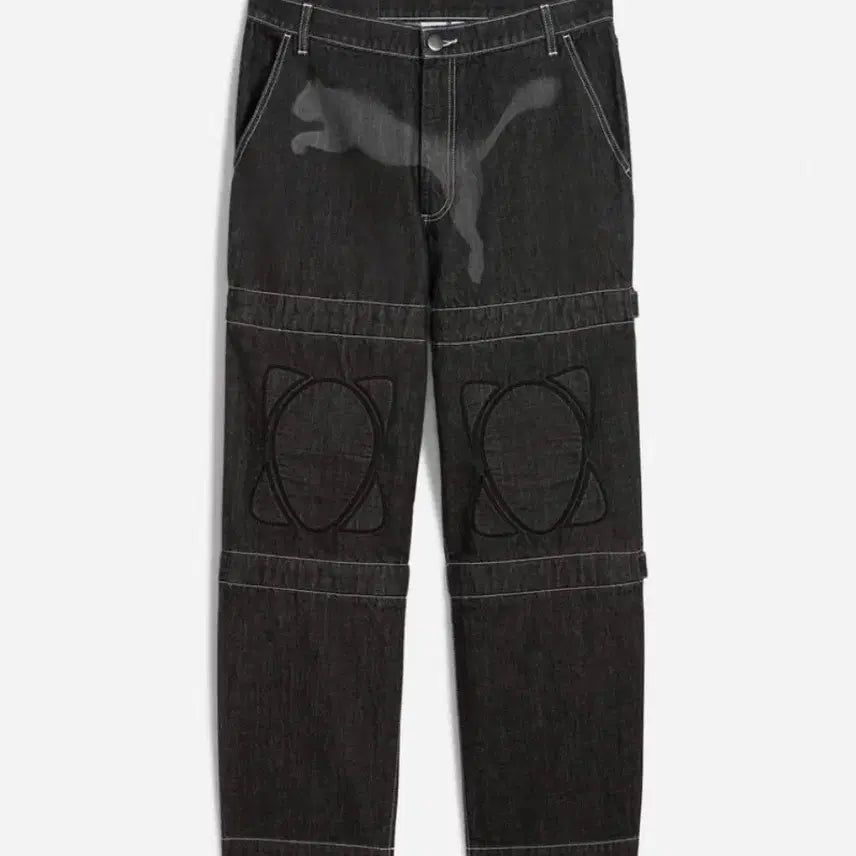 [BUNJANG] Puma A$AP Rocky Knee Pad Denim Pants / awge 에이셉 라키 니패드 데님 팬츠