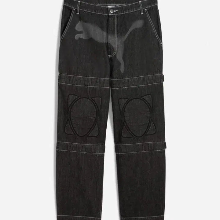 [BUNJANG] Puma A$AP Rocky Knee Pad Denim Pants / awge 에이셉 라키 니패드 데님 팬츠