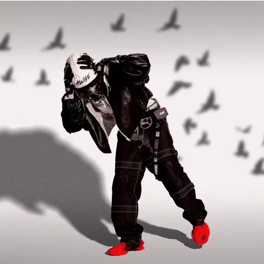 [BUNJANG] Puma A$AP Rocky Knee Pad Denim Pants / awge 에이셉 라키 니패드 데님 팬츠