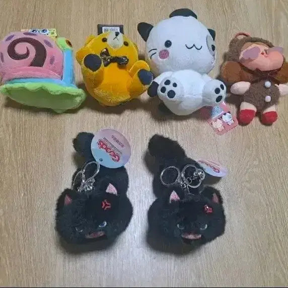 [BUNJANG] Character Plush Keyring Bundle Set / 다양한 캐릭터인형키링 일괄판매