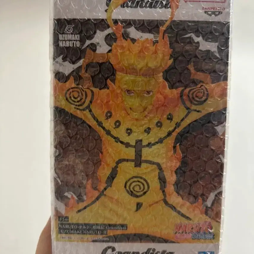 [BUNJANG] Naruto Grandista Figure (Nine-Tailed Chakra Ver.) / [미개봉] 나루토 그란디스타 피규어 (구미차크라ver)