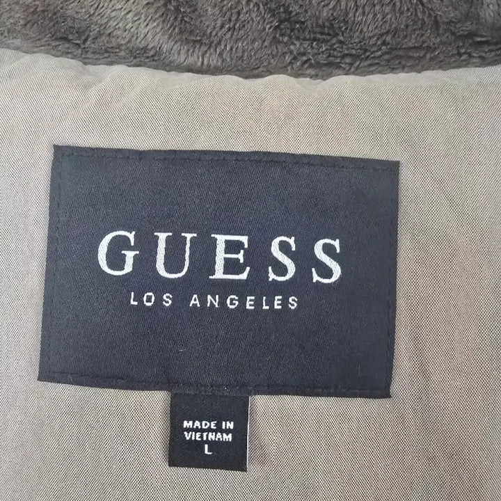 [BUNJANG] Guess Beige Padded Jumper / 게스 베이지색 패딩 점퍼