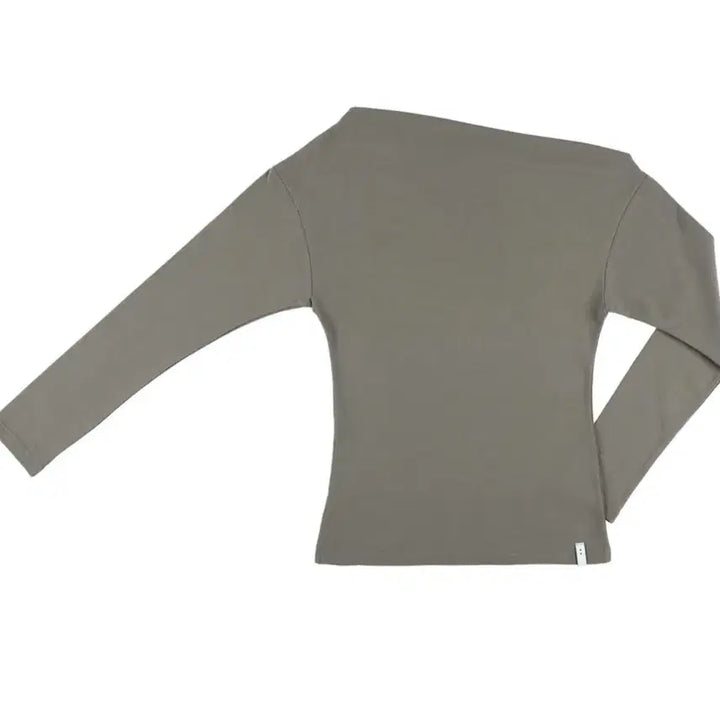 [BUNJANG] ONCE ONLY One-Shoulder Elastic T-shirt (MUD) / 온스카 ONE-SHOULDER ELASTIC T (MUD)