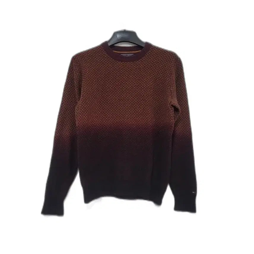 [BUNJANG] Tommy Hilfiger Gradient Wool Knit Sweater / TOMMY HILFIGER 타미힐피거 그라데이션 모직 니트티