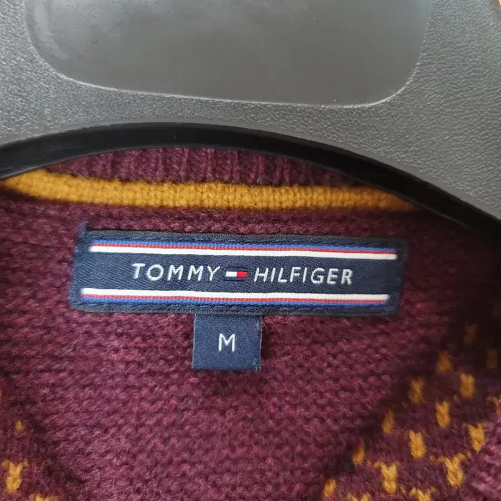 [BUNJANG] Tommy Hilfiger Gradient Wool Knit Sweater / TOMMY HILFIGER 타미힐피거 그라데이션 모직 니트티