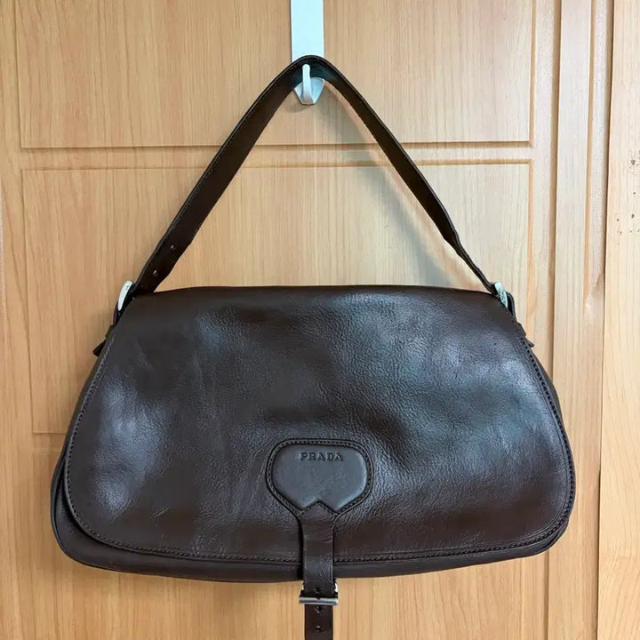 [BUNJANG] Prada Leather Shoulder Bag / (정품)프라다 가죽 숄더백
