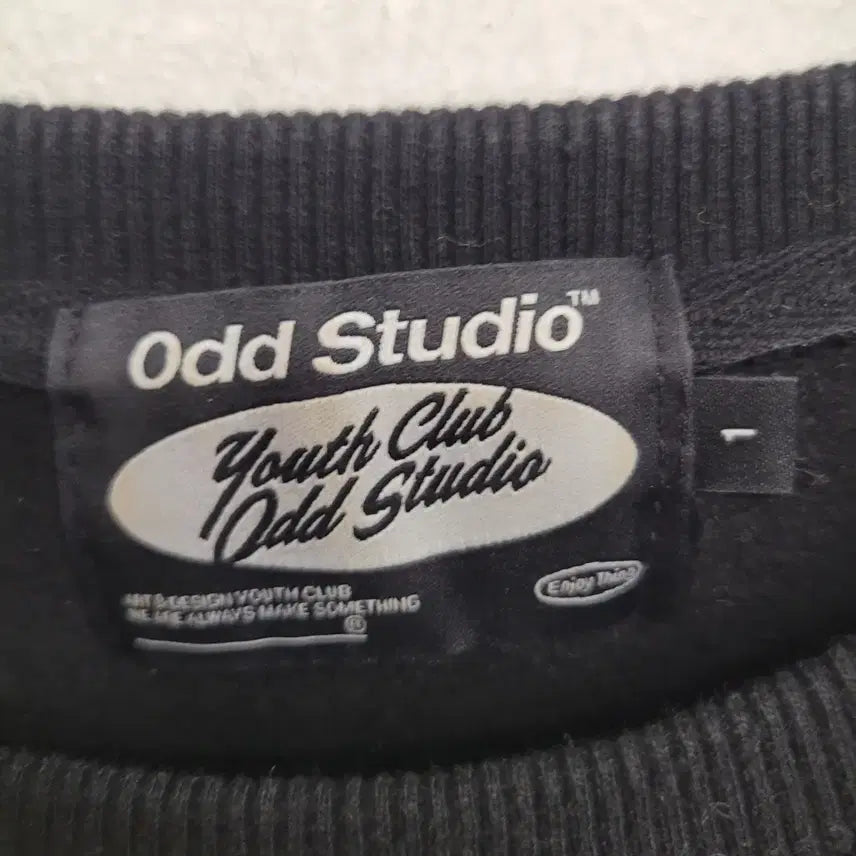 [BUNJANG] ODD Studio Fleece Sweatshirt / [105/XL] 오드스튜디오 기모 맨투맨