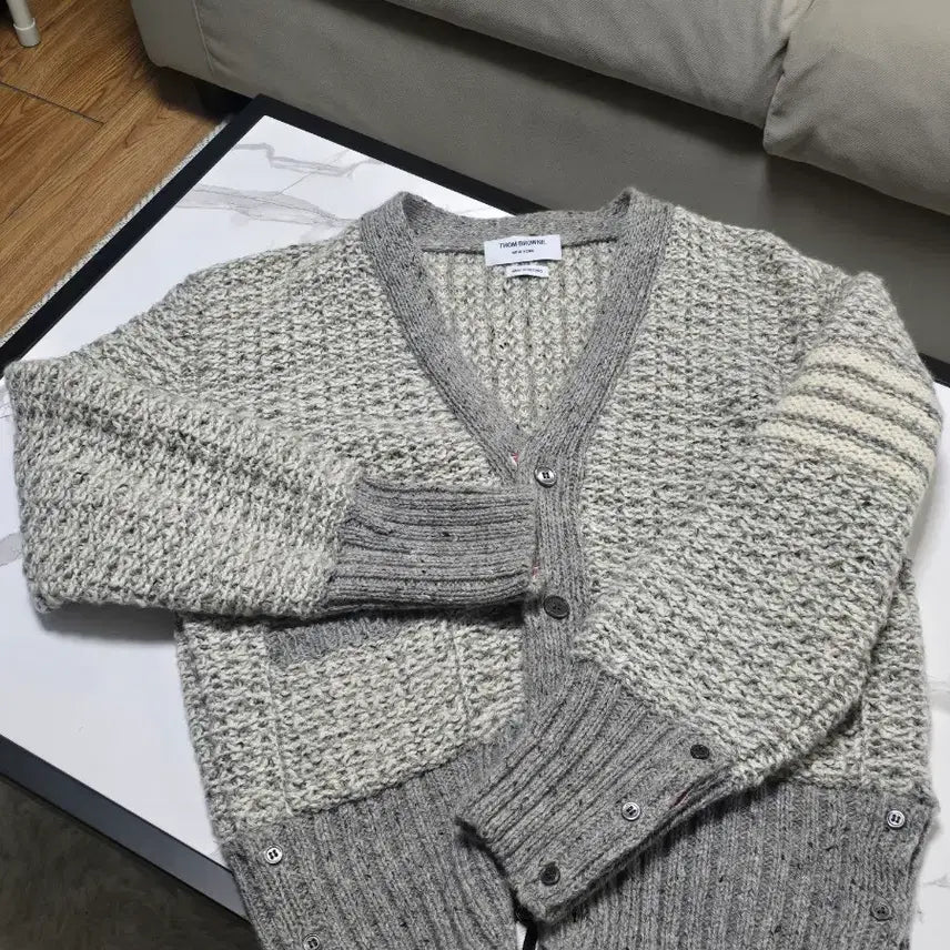 [BUNJANG] Thom Browne Tweed Cardigan Size 4 / 톰브라운 트위드 가디건 4사이즈